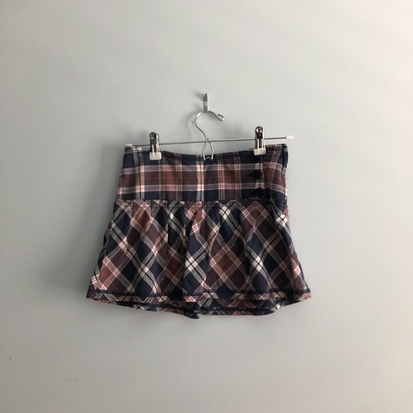 Purple Checked Skirt - Picture 1 of 4